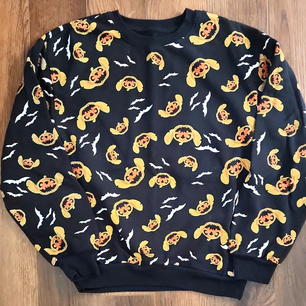 Disney Stitch Pumpkin Sweater